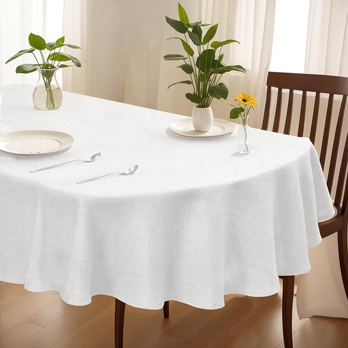 Oval Tablecloth 52 x 70 ，Oval Table Table Cloth，Dining Rooms and Gatherings (52 "X70)